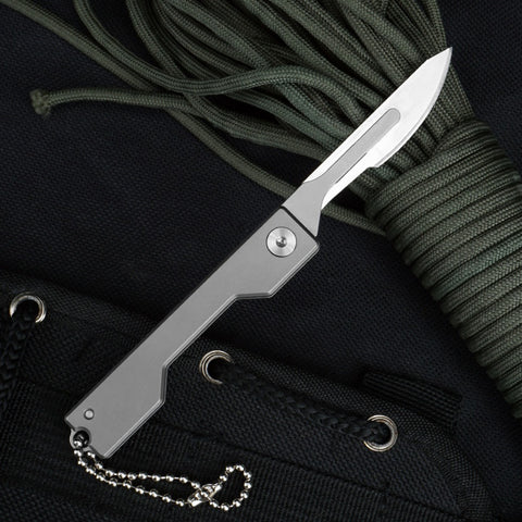 Laboratory biological scalpel titanium alloy scalpel veterinary mechanic practice knife art knife holder carving knife