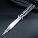 CSGO Fancy Fling Knife Folding Hand Knife Game Training Props Ornamental Knife Unblade Butterfly Comb Practice Knife