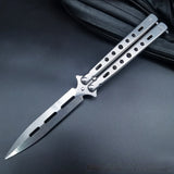 CSGO Fancy Fling Knife Folding Hand Knife Game Training Props Ornamental Knife Unblade Butterfly Comb Practice Knife