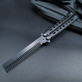 CSGO Fancy Fling Knife Folding Hand Knife Game Training Props Ornamental Knife Unblade Butterfly Comb Practice Knife