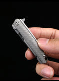 Portable Keychain Knife Unpacking Knife Folding Art Carving Knife Carbon Steel Scalpel Veterinary Scalpel