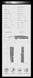 Portable Keychain Knife Unpacking Knife Folding Art Carving Knife Carbon Steel Scalpel Veterinary Scalpel