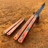 Spot folding practice knife Wolf shield stainless steel outdoor game swing knife unopened decompression training swing knife