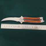 Folding knife stainless steel butterfly practice knife field swing hand backhand tactical knife manufacturers spot outdoor