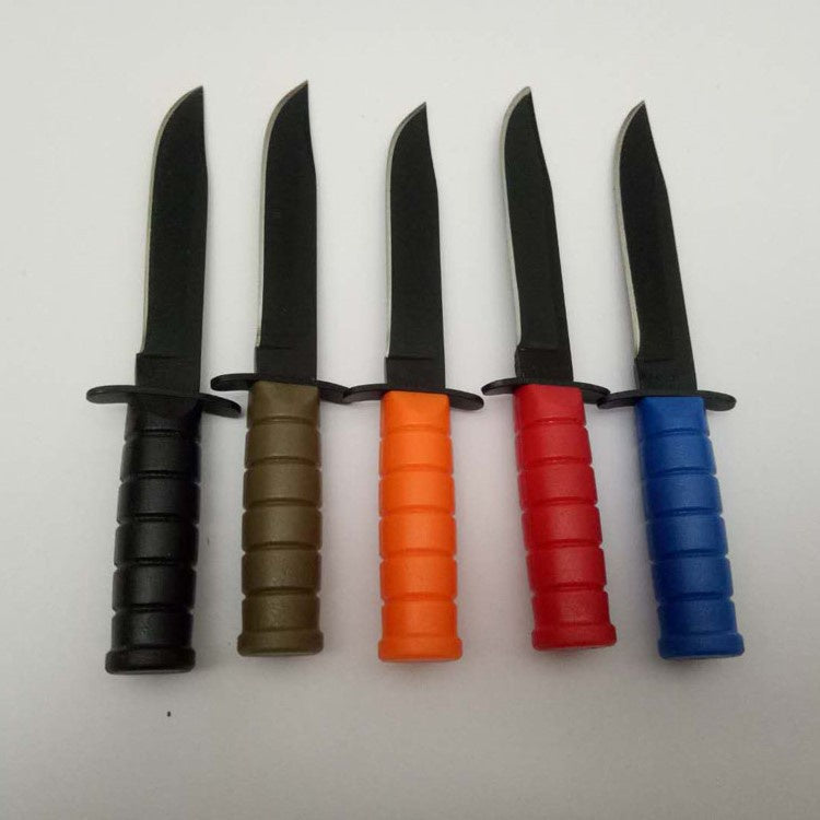 Outdoor Mini Straight Knife Creative Neck Knife Outdoor Knife Self-defense Tool