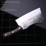 Chicken Wing Wooden Handle Forged Knife, Bone Chopping, Stainless Steel Chopping Knife, Kitchen Blade, Meat Cutting Knife