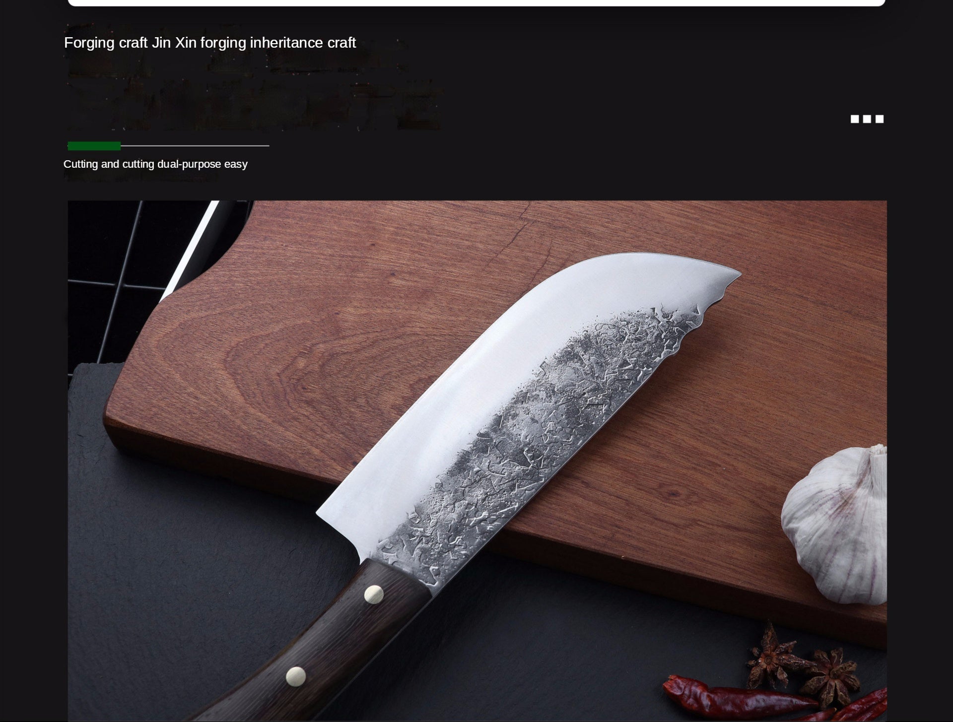 Stainless steel kitchen knife for meat cutting and slicing kitchen knife for women's kitchen