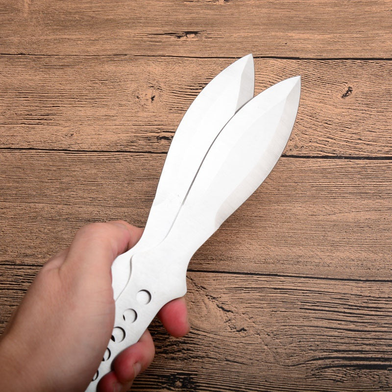 Darts NinjaTactical Fixed Blade Throwing Knife Set with Sheath Kunai Hunting Knives （ 6 eyes）3pcs/6pcs