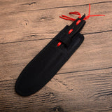 Darts  Tactical Fixed Blade Throwing Knife Set with Sheath  3pcs/6pcs（Red silk ribbon） Ninja Kunai Hunting Knives