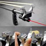Slingshot wholesale straight pull rod infrared laser flat bib outdoor toy ball bow
