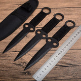 Knives Tactical Darts Ninja Kunai Hunting  Fixed Blade Throwing Knife Set with Sheath  3pcs/6pcs