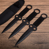 Knives Tactical Darts Ninja Kunai Hunting  Fixed Blade Throwing Knife Set with Sheath  3pcs/6pcs