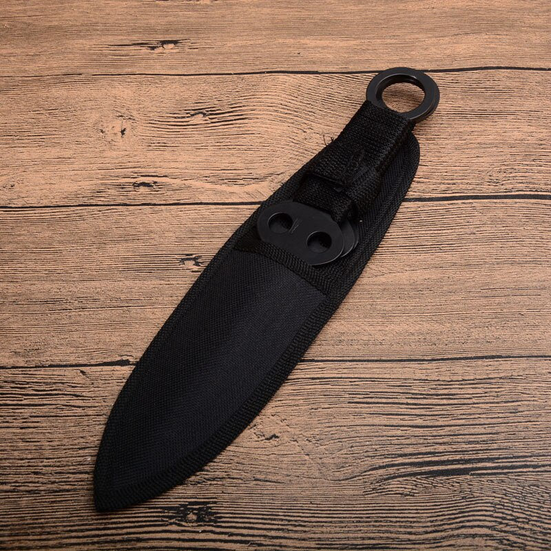Knives Tactical Darts Ninja Kunai Hunting  Fixed Blade Throwing Knife Set with Sheath  3pcs/6pcs