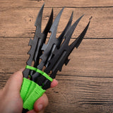 Knives Tactical Darts Ninja Kunai Hunting Fixed Blade Set with Sheath（Fork type）Throwing Knife  3pcs/6pcs