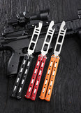 New multifunctional butterfly knife without blade, cool butterfly training knife novice practice throwing knife