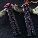 Training practice tool trainer 226 mm butterfly folding knife Sure Spring butterfly training knife