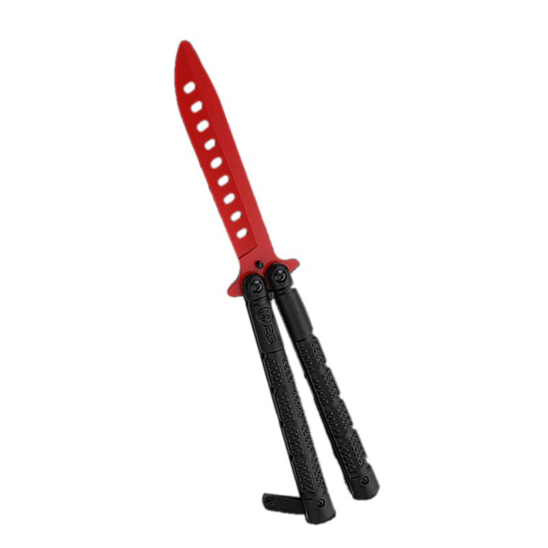 Training practice tool trainer 226 mm butterfly folding knife Sure Spring butterfly training knife