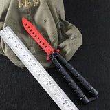 Training practice tool trainer 226 mm butterfly folding knife Sure Spring butterfly training knife