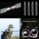 2025 Sticks Multi-Function Trekking Pole Stick Self-Defens Alpenstock Survival Tactical Stick Outdoor Tools CXR  Detachable 4/5/6/7in1   | POPOTR™