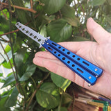 Outdoor knife practice throwing knife color butterfly knife training comb practice throwing knife without blade playing cool tool