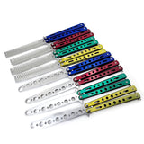 Outdoor knife practice throwing knife color butterfly knife training comb practice throwing knife without blade playing cool tool