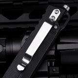 Outdoor survival multi-function knife short knife self-defense d2 fruit knife collection knife folding knife outdoor knife（white tip）