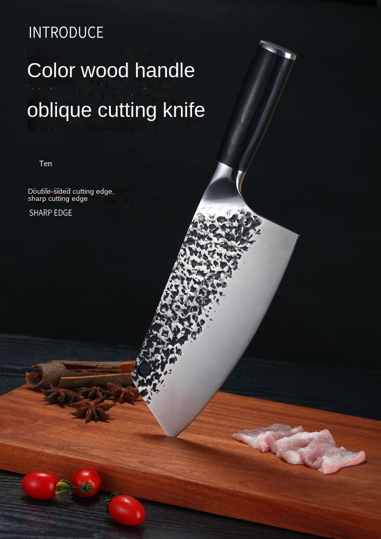 Stainless steel kitchen knife kitchen knife household slicing meat cutting vegetable sharp chef knife