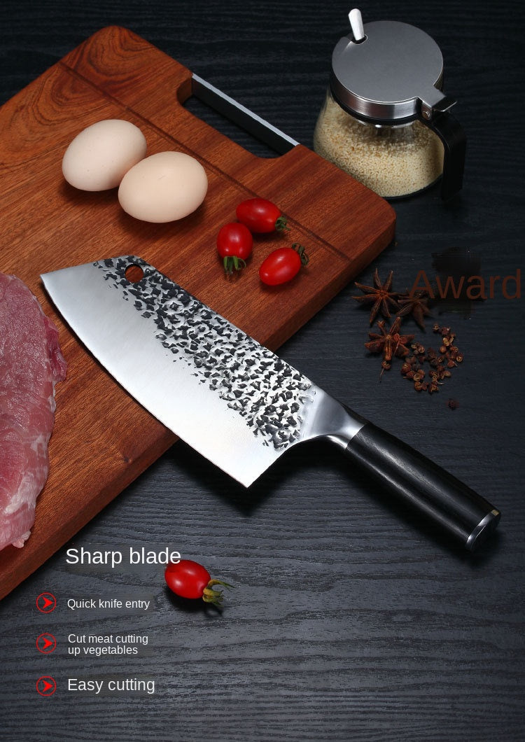 Stainless steel kitchen knife kitchen knife household slicing meat cutting vegetable sharp chef knife