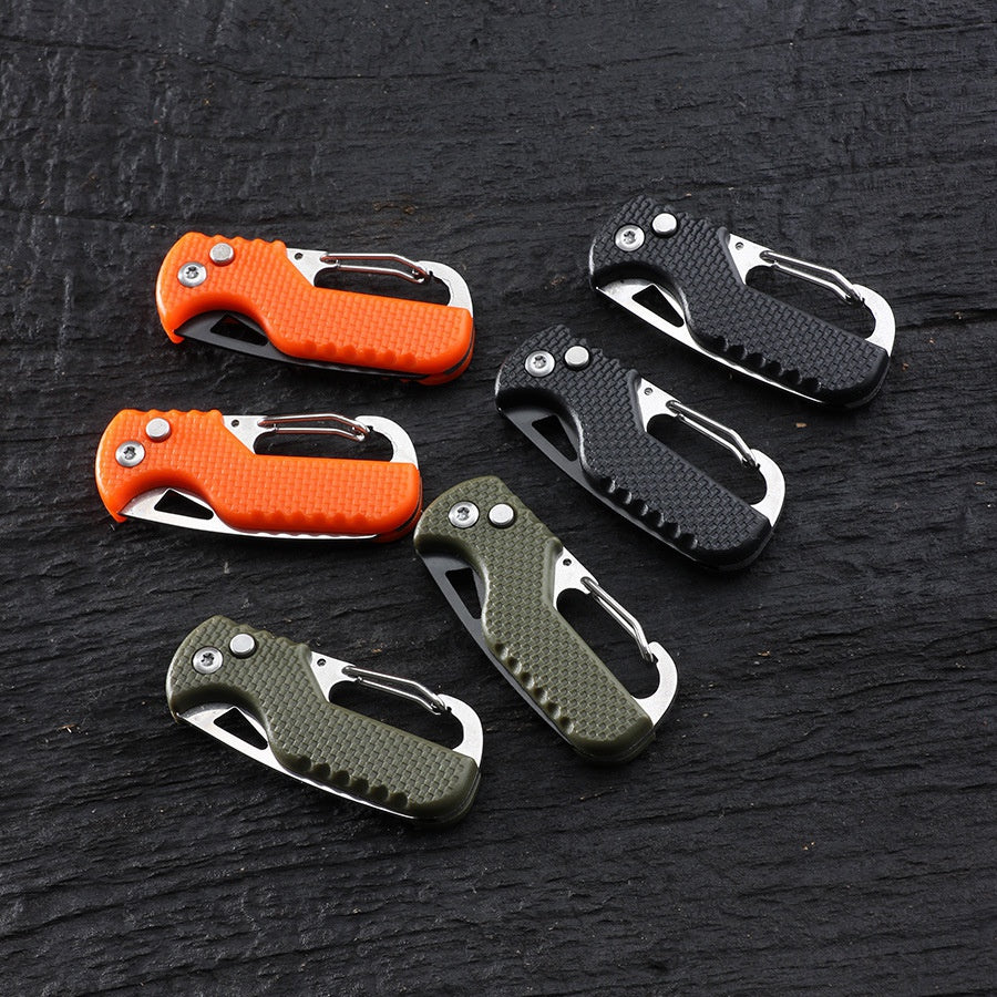 Multifunctional outdoor portable knife folding quick box opener express box opener emergency survival tool