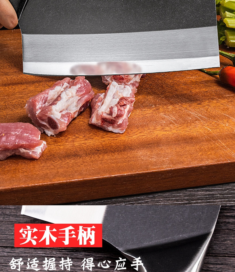 Handmade household cutter knife cut two-purpose knife slice cut meat knife sharp chef special kitchen knife kitchen knife