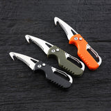 Folding quick open box opener multi-functional outdoor portable knife emergency survival tool express box opener
