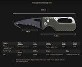 Folding quick open box opener multi-functional outdoor portable knife emergency survival tool express box opener
