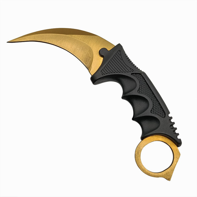 Outdoor high hardness portable multi-functional camping survival knife CSGO game claw knife outdoor self-defense eagle claw knife