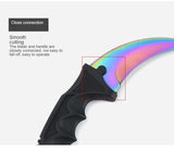 Outdoor high hardness portable multi-functional camping survival knife CSGO game claw knife outdoor self-defense eagle claw knife