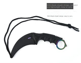 Outdoor high hardness portable multi-functional camping survival knife CSGO game claw knife outdoor self-defense eagle claw knife