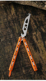 Butterfly knife cool play knife without edge novice practice 420C stainless steel training knife multi-function
