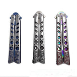 Practice all-steel folding knife bladeless safety throwing knife multi-function tool new fashion butterfly training knife