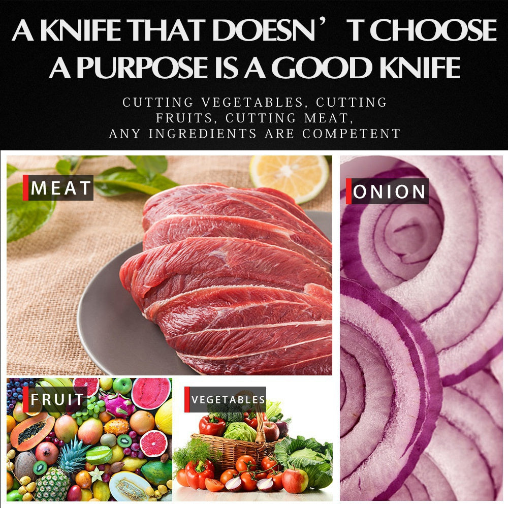 Chef kitchen knife forged fire knife handmade stainless steel kitchen boning knife fishing knife meat cleaver butcher knife