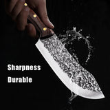 Outdoor cooking knives butcher knife kitchen tools boning knife sharp machete handmade fishing knife handmade stainless steel kitchen meat cleaver
