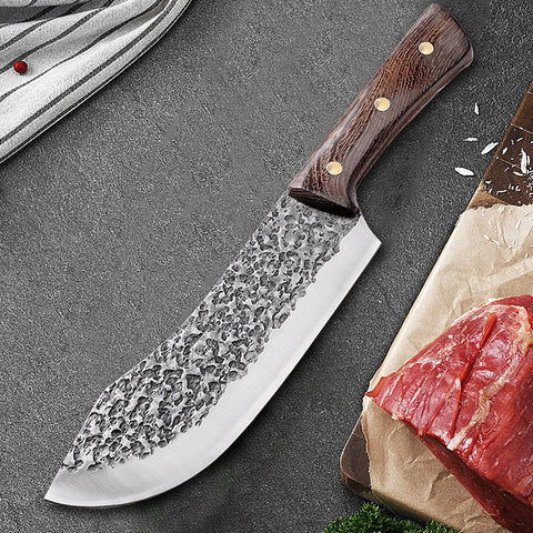 Outdoor cooking knives butcher knife kitchen tools boning knife sharp machete handmade fishing knife handmade stainless steel kitchen meat cleaver