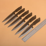 3pcs/6pcs Darts Ninja Kunai Hunting Knives Tactical Fixed Blade Throwing Knife Set with Sheath