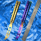 Practice throwing knife maintenance-free folding outdoor portable knife butterfly knife practice knife without edge butterfly knife mold