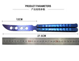 Practice throwing knife maintenance-free folding outdoor portable knife butterfly knife practice knife without edge butterfly knife mold