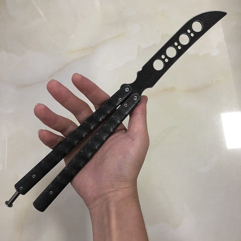 Practice throwing knife maintenance-free folding outdoor portable knife butterfly knife practice knife without edge butterfly knife mold
