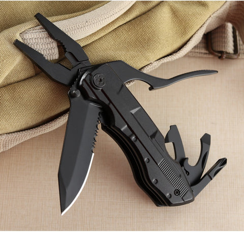 Multi-function knife combination multi-purpose tool multi-function pinner manufacturers camping equipment knife survival folding outdoor