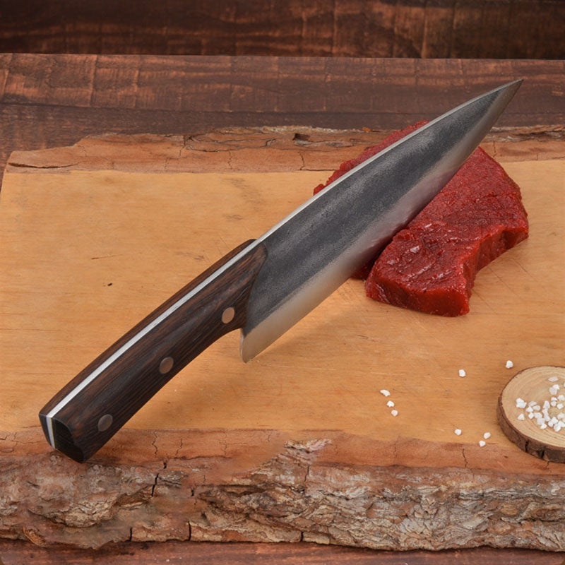 Chef butcher meat chopper hunting knife hand forged kitchen knife beef slicing chopper