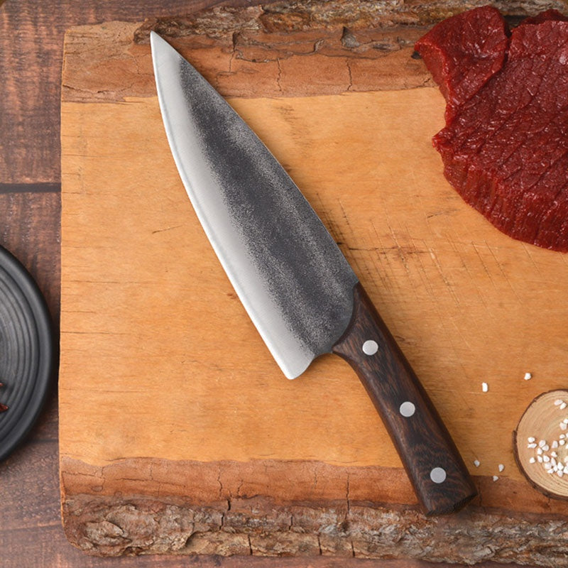 Chef butcher meat chopper hunting knife hand forged kitchen knife beef slicing chopper