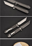 Stainless steel fruit knife creative pocket knife camping mountaineering knife self-defense outdoor knife