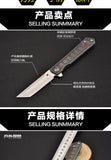 Stainless steel fruit knife creative pocket knife camping mountaineering knife self-defense outdoor knife