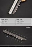 Stainless steel fruit knife creative pocket knife camping mountaineering knife self-defense outdoor knife